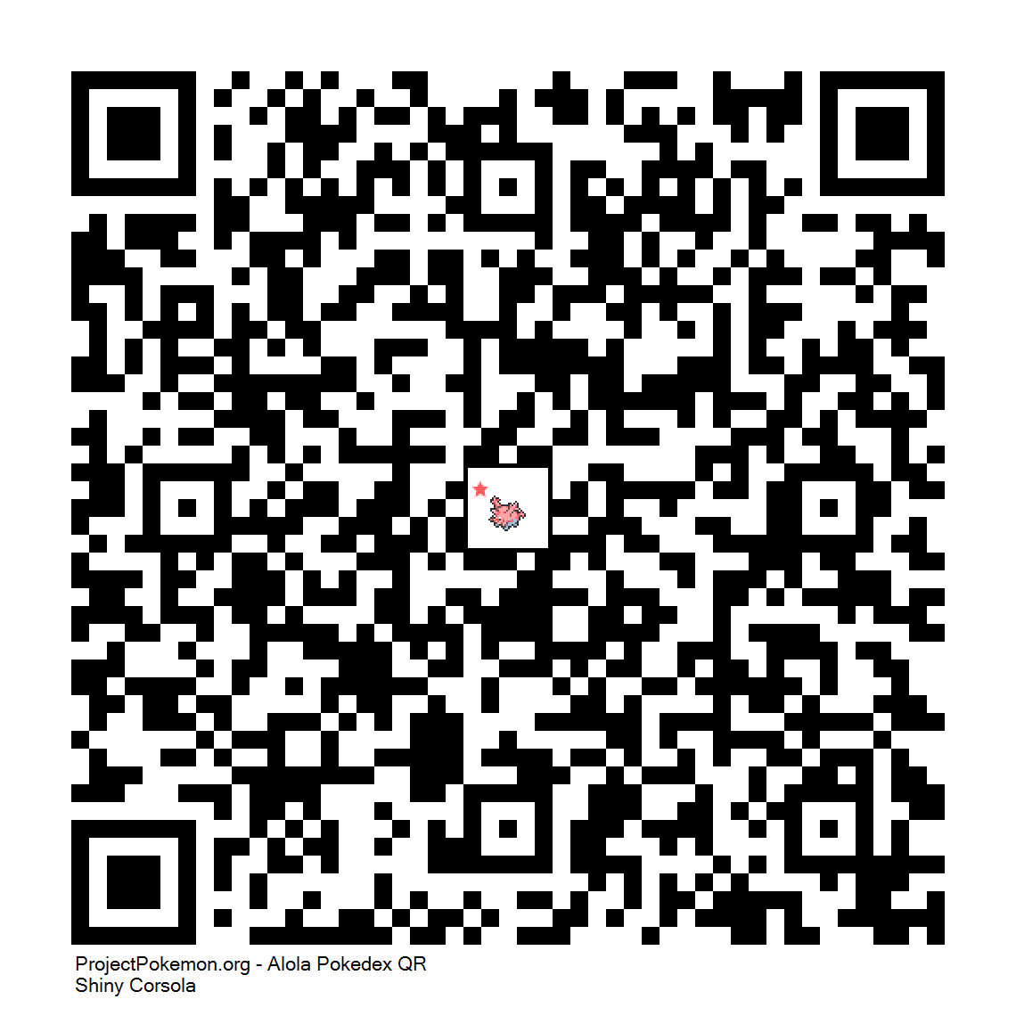 Cdigo QR de Corsola variocolor